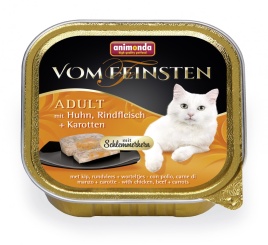 Animonda Vom Feinsten Adult Меню для гурманов с курицей, говядиной и морковью - 100 гр