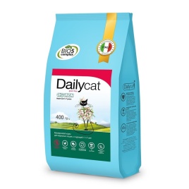 Dailycat Grain Free Adult сухой беззерновой корм для взрослых кошек с курицей - 400 г
