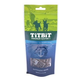 Лакомство Titbit Кубики из трески для собак - 75 г 1 ш