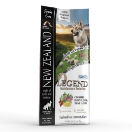 Forza10 Legend New Zeland полнорационный беззерновой корм для взрослых собак из ягненка и оленины - 2,27 кг
