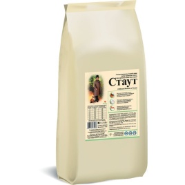 Стаут сухой корм для взрослых собак всех пород гипоаллергенный с мясом ягненка и рисом - 15 кг