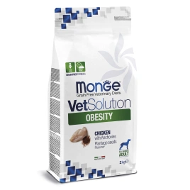 Диетический корм Monge VetSolution Dog Obesity для собак, при избыточном весе, 2 кг