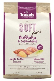 Bosch Soft Mini полувлажный корм для собак с цесаркой и бататом - 2,5 кг