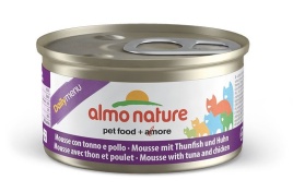 Almo Nature Daily Menu Adult Cat Mousse Tuna & Chicken консервы нежный мусс для взрослых кошек меню с тунцом и курицей - 85 г