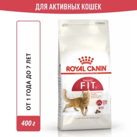 Сухой корм Royal Canin Fit 32 для взрослых кошек, с птицей, 400 г