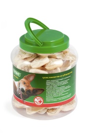 Titbit косточка слоеная - банка пласт. 4.3 л