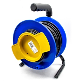 Удлинитель на катушке У1С-1-20 1 розетка, с заземлением, ПВС 3х0,75, 20м (1/1)