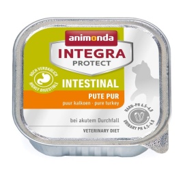 Animonda Integra Protect Intestinal влажный корм для взрослых кошек при нарушениях пищеварения с индейкой в консервах - 100 г