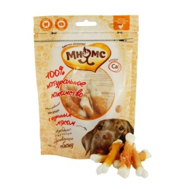 Мнямс лакомство Кальцинированные косточки с куриным мясом для собак - 100 г