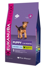 Eukanuba сухой корм для щенков крупных пород с курицей - 3 кг