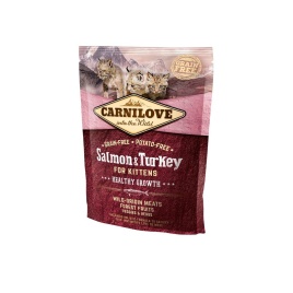 Carnilove Salmon & Turkey for Kittens сухой корм для котят с лососем и индейкой - 400 г