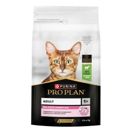 Сухой корм Purina Pro Plan Delicate Opti-Digest Lamb для кошек с чувствительным пищеварением, с ягненком, 1.5 кг