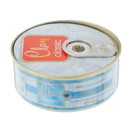 Clan Classic влажный корм для щенков мясное ассорти в консервах - 100 г