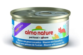 Almo Nature Daily Menu Adult Cat Mousse Oceanic fish консервы нежный мусс для взрослых кошек меню с океанической рыбой - 85 г