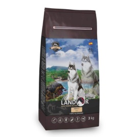Landor Adult Dog Fish сухой корм для собак всех пород с рыбой и рисом - 3 кг