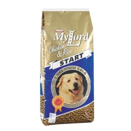 Dr. Alder's My Lord Premium Gold Start для щенков и молодых собак, беременных и кормящих сук с мясом птицы и рисом -15 кг