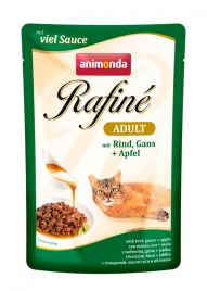 Animonda Паучи Rafine Soupe Adult с говядиной, мясом гуся и яблоком для взрослых кошек 100 г
