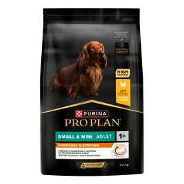 Сухой корм Purina Pro Plan Small & Mini для взрослых собак мелких и карликовых пород, курица и рис, 7 кг
