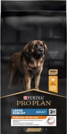 Сухой корм Purina Pro Plan Large Robust Adult для крупных собак (мощное сложение), с курицей, 18 кг
