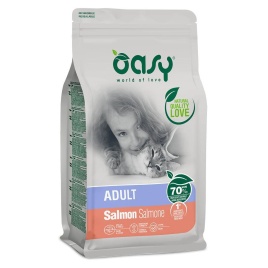 Oasy Dry Cat Adult Salmon сухой корм для кошек с лососем - 1,5 кг