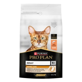 Сухой корм Purina Pro Plan Cat Adult Elegant для взрослых кошек (кожа и шерсть), с лососем, 1.5 кг