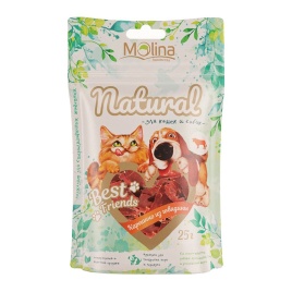 Molina Best Friends лакомство для кошек и собак Карпаччо из говядины - 25 г