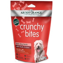 Лакомство Arden Grange Crunchy Bites для собак с курицей - 225 г