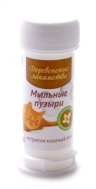 ДЕРЕВЕНСКИЕ ЛАКОМСТВА Мыльные пузыри с экстрактом кошачьей мяты 45 мл