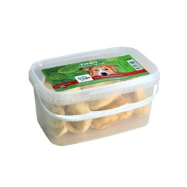 TiTBiT лакомство сушеное для собак и кошек, ухо говяжье - 3,3 л