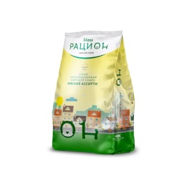 Наш рацион сухой корм для взрослых кошек мясное ассорти - 400 г
