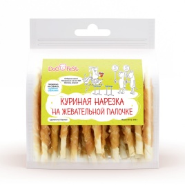 Dog Fest Куриная нарезка на жевательной палочке для собак 500 г