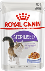 Royal Canin Sterilised паучи для стерилизованных кошек в желе 85 г
