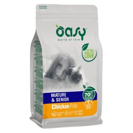Oasy Dry Cat сухой корм для взрослых кошек и котов старше 7 лет