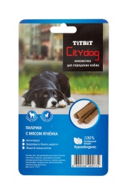 Titbit снек City Dog палочки с мясом ягненка - Б2-S