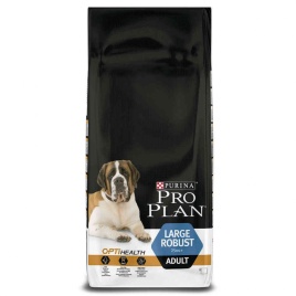 Purina Pro Plan large robust adult для крупных собак с мощным телосложением с курицей 18 кг