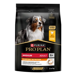 Сухой корм Purina Pro Plan Small & Mini для взрослых собак средних и мелких пород, курица и рис, 3 кг