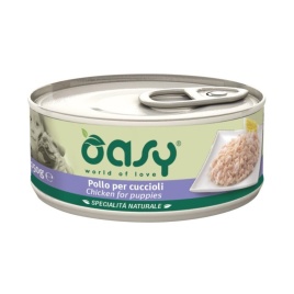 Oasy Wet dog Specialita Naturali Puppy Chicken дополнительное питание для щенков с курицей в консервах - 150 г