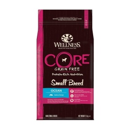 Беззерновой cухой корм Wellness Core Small Breed Ocean для собак мелких пород с лососем - 1,5 кг