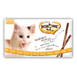 Мнямс лакомые палочки для кошек с цыпленком и печенью 13,5 см - 5 г (1 шт)