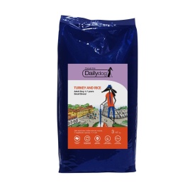 Dailydog Casual Dog Adult Small Turkey and Rice сухой корм для взрослых собак мелких пород с индейкой и рисом - 3 кг