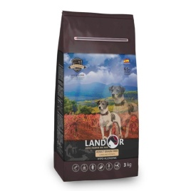 Landor Adult Grain Free Lamb & Potato сухой корм для собак всех пород с ягенком и бататом - 15 кг