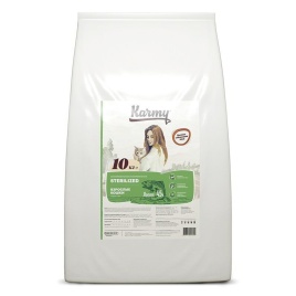 Сухой корм Karmy Sterilized для стерилизованных кошек с лососем 1.5 кг