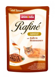 Animonda Паучи Rafine Soupe Adult с телятиной в жареном соусе для взрослых кошек 100 г