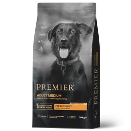 Сухой корм Premier Dog Turkey ADULT Medium для собак средних пород свежее мясо индейка 10 кг