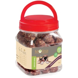 Molina лакомство для собак Утиные фрикадельки с рисом - 400 г