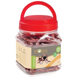 Molina лакомство для собак Палочки из ягненка и риса - 400 г