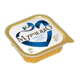 Мурчелло влажный корм для кошек фрикасе с индейкой и рыбой в белом соусе 100 г