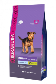 Eukanuba Puppy Large Breed для щенков крупных пород с курицей - 15 кг