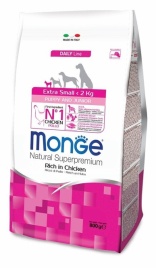 Monge Dog Extra Small Puppy Junior сухой корм для щенков миниатюрных пород с курицей 800 гр