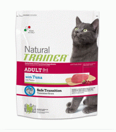 TRAINER NATURAL ADULT TUNA для взрослых кошек с тунцом 1,5 кг